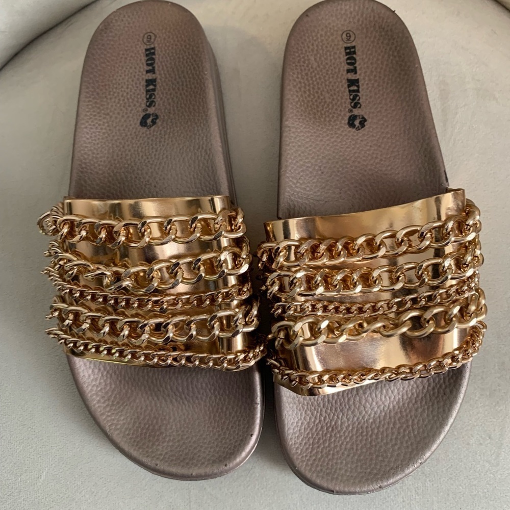 3/$15 Rose Gold Chain  Slides​